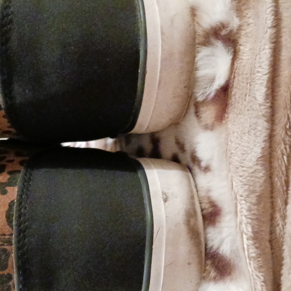 FINAL PRICE before donate! ShoeDazzle Sz 8 Leopard Hidden Wedge Tennis shoes - Picture 12 of 16